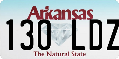 AR license plate 130LDZ