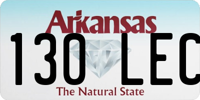 AR license plate 130LEC