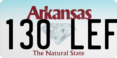 AR license plate 130LEF