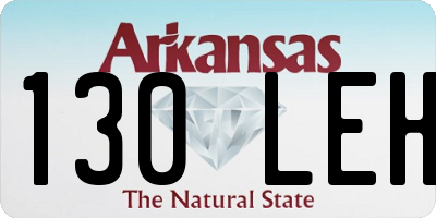 AR license plate 130LEH