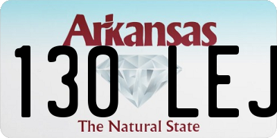 AR license plate 130LEJ