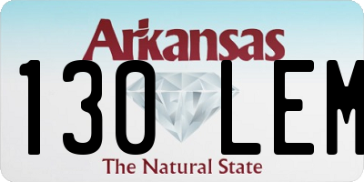 AR license plate 130LEM