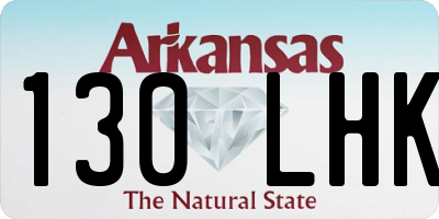 AR license plate 130LHK