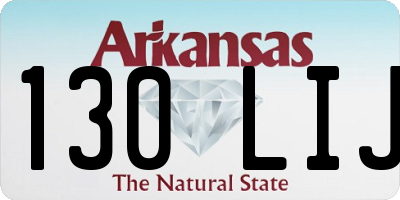 AR license plate 130LIJ