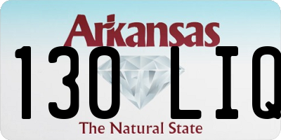 AR license plate 130LIQ