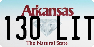 AR license plate 130LIT