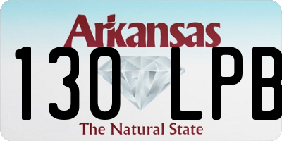 AR license plate 130LPB