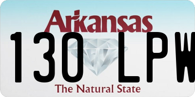 AR license plate 130LPW