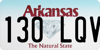 AR license plate 130LQV