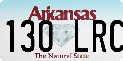 AR license plate 130LRC