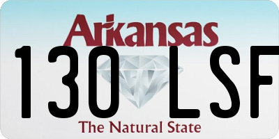 AR license plate 130LSF
