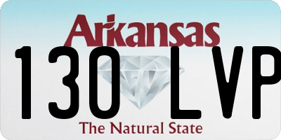AR license plate 130LVP
