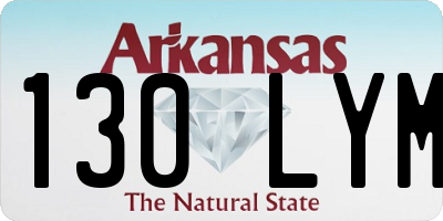 AR license plate 130LYM