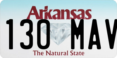 AR license plate 130MAV