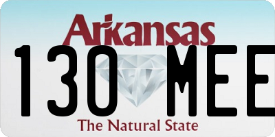 AR license plate 130MEE