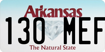 AR license plate 130MEF