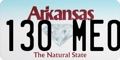 AR license plate 130MEO