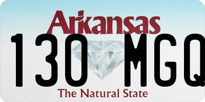 AR license plate 130MGQ