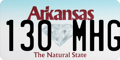 AR license plate 130MHG