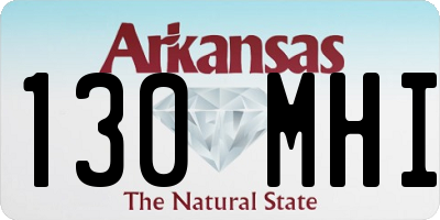 AR license plate 130MHI