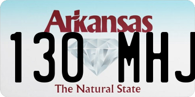 AR license plate 130MHJ