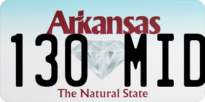 AR license plate 130MID