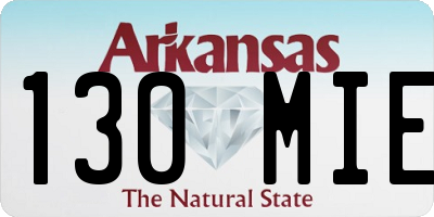 AR license plate 130MIE