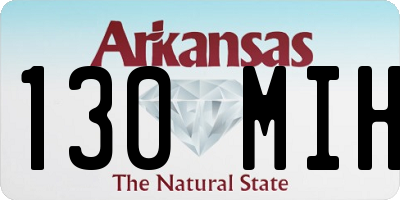 AR license plate 130MIH