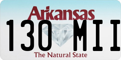 AR license plate 130MII
