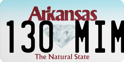AR license plate 130MIM