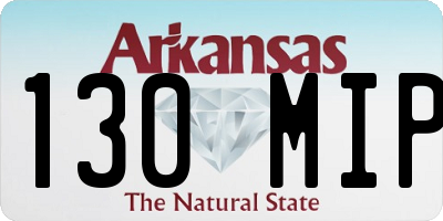 AR license plate 130MIP