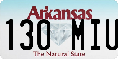 AR license plate 130MIU