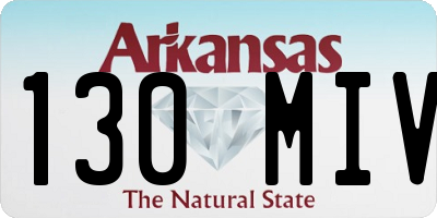 AR license plate 130MIV