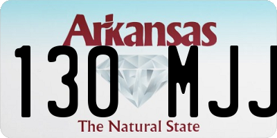 AR license plate 130MJJ