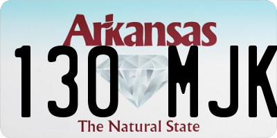 AR license plate 130MJK
