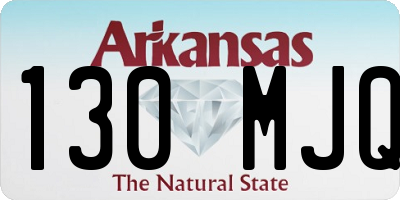 AR license plate 130MJQ