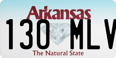 AR license plate 130MLV
