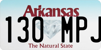 AR license plate 130MPJ
