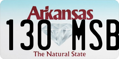 AR license plate 130MSB