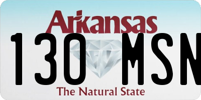 AR license plate 130MSN