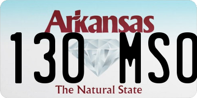 AR license plate 130MSO