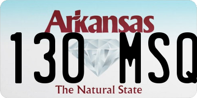 AR license plate 130MSQ