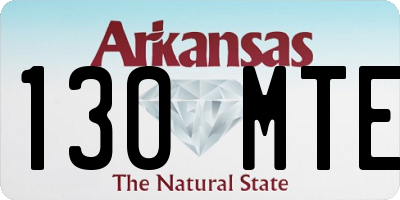 AR license plate 130MTE