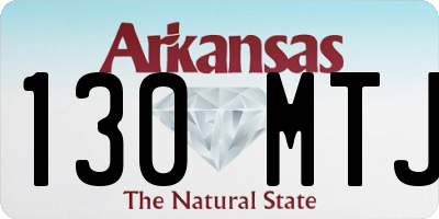 AR license plate 130MTJ