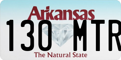AR license plate 130MTR