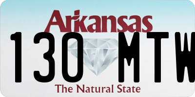 AR license plate 130MTW