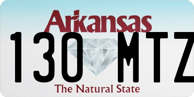 AR license plate 130MTZ