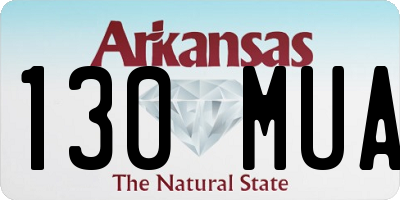 AR license plate 130MUA