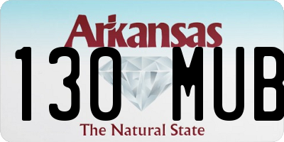 AR license plate 130MUB