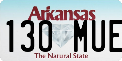 AR license plate 130MUE
